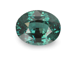 [SPAX3684] Sapphire Madagascan Teal 9.9x7.8mm Oval 