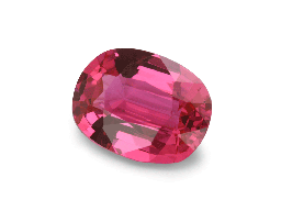 [SPINX3457] Spinel Mogok Neon Pink/Red 7.4x5.6mm Oval 
