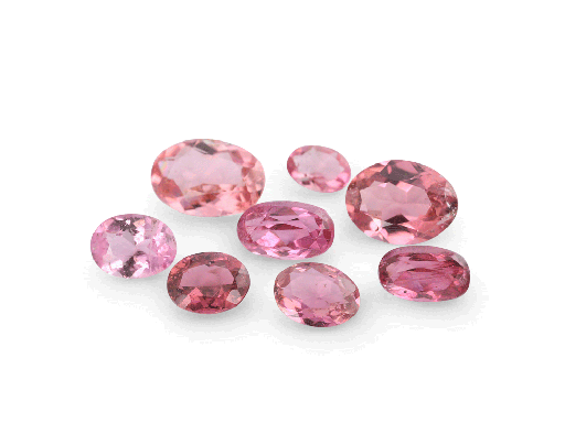 [TUJ10009] Pink Tourmaline  Assort Small Oval 
