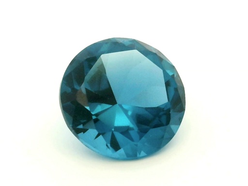 [USZJ20012] Synthetic Spinel 15mm Round Zircon Blue