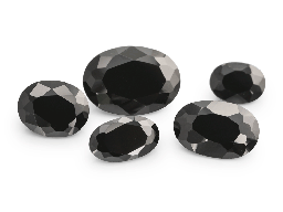 Cubic Zirconia (Black) - Oval
