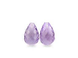 [ALBR-1208] Amethyst Light 12x8mm Briolette 