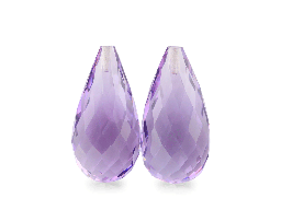 [ALBR-2010] Amethyst Light 20x10mm Briolette 