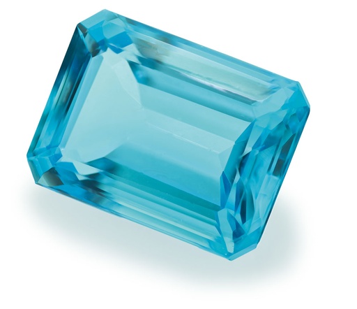 [TWXAB10002] Topaz 18x13mm Emerald Cut Medium Blue
