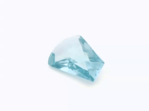 [USQJ3001] Synthetic Spinel 15.5x12.2mm Fancy Fan Cut Aquamarine Blue