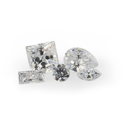 [ZJ10030] Cubic Zirconia 5.5mm Triangle Corner Off 