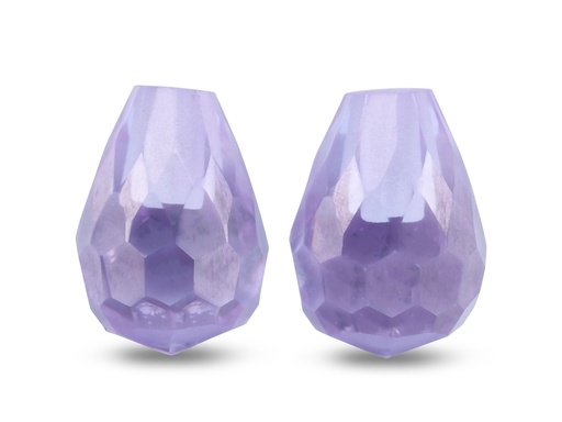 [BRZJ3008] Cubic Zirconia 7x5mm Briolette Lavender