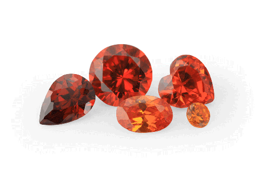 [ZFP-0705] Cubic Zirconia (Orange) - Pear Shape