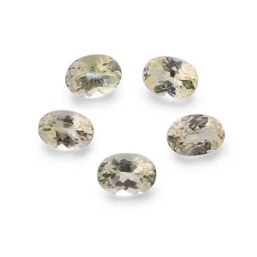 [SYS3118] Yellow Sapphire 4x3m Oval +/- Set of 5
