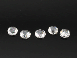 [DRW-025] Diamond White 2.5mm Round Rose Cuts 