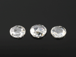[DRW-0325] Diamond White 3.25mm Round Rose Cuts 