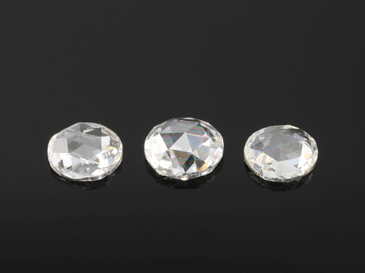[DRW-0325] Diamond White 3.25mm Round Rose Cuts 