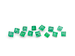 [EQ10125] Emerald 1.25mm Square Carre 1st Grade 