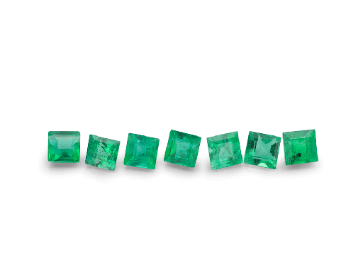 [EQ10175] Emerald 1.75mm Square Carre 1st Grade 