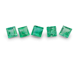 [EQ1025] Emerald 2.5mm Square Carre 1st Grade 